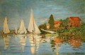 Regatta at Argenteuil Claude Monet